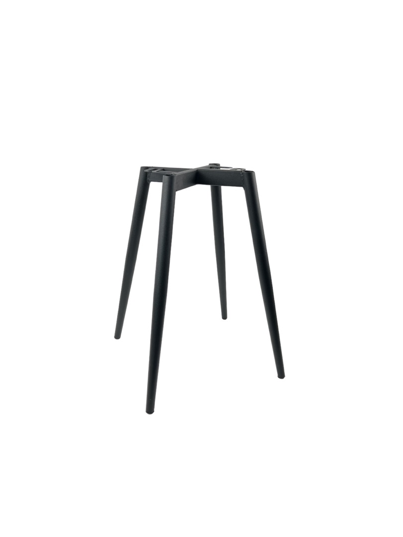 Каркас для стула цельный металлический d 25 мм, h 44 см, черная