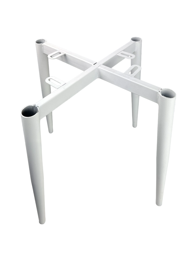 Каркас для стула цельный металлический d 32 мм, h 45 см, белый