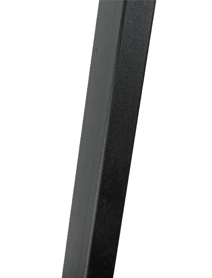 Каркас для стула цельный металлический плоский h 43 см, черный