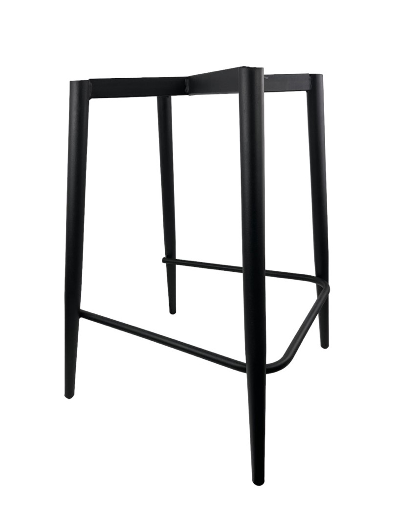 Каркас для барного стула цельный металлический d 32 см, h 63 см, черный