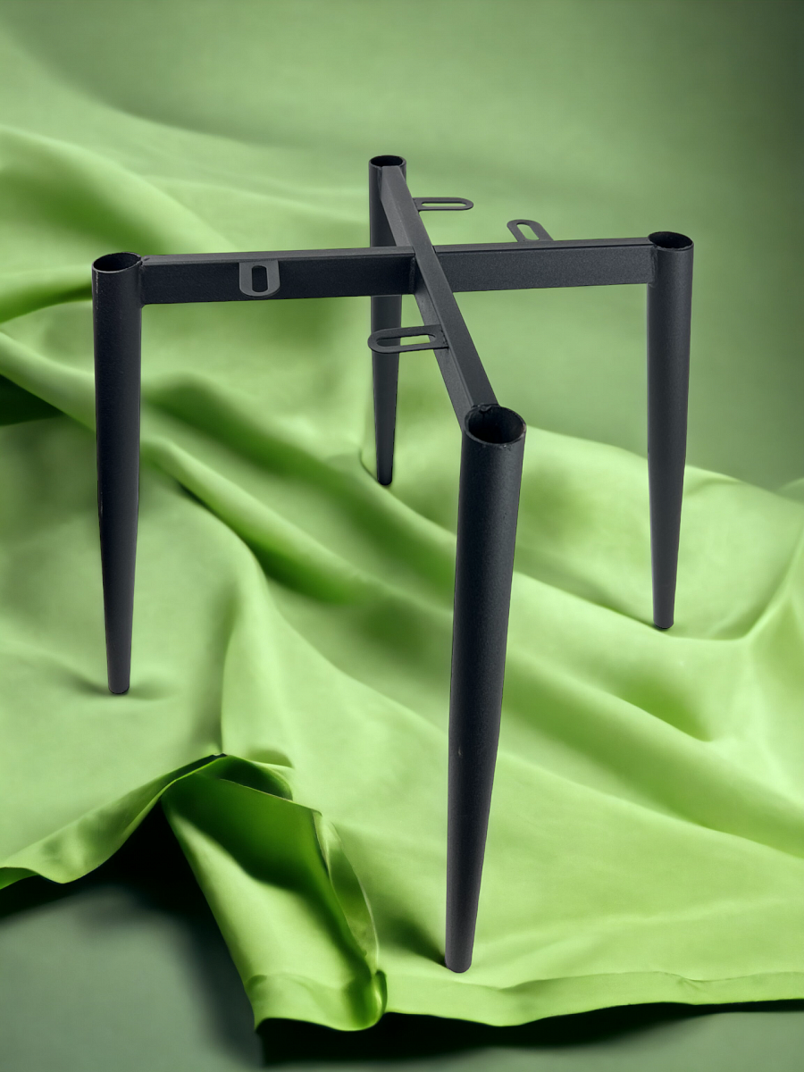 Каркас для стула цельный металлический d 32 мм, h 40 см, черный