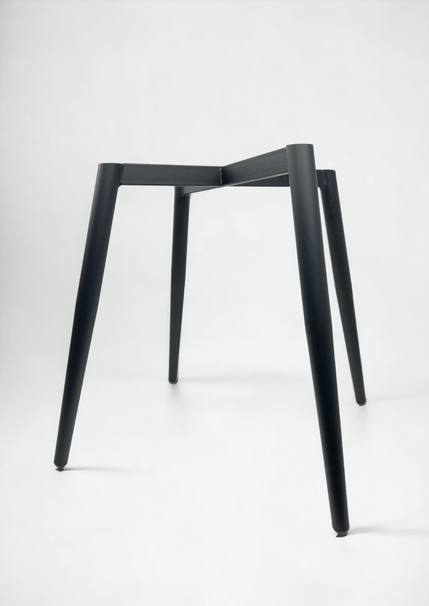 Каркас для стула цельный металлический d 32 мм, h 45 см, черный