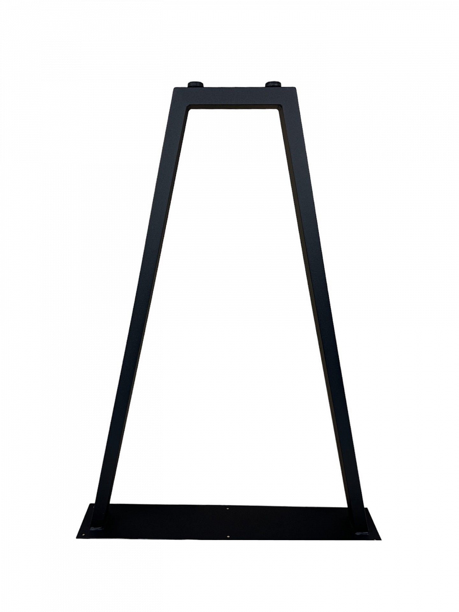 Опора для стола V-образная 82 см, черная, 2 шт