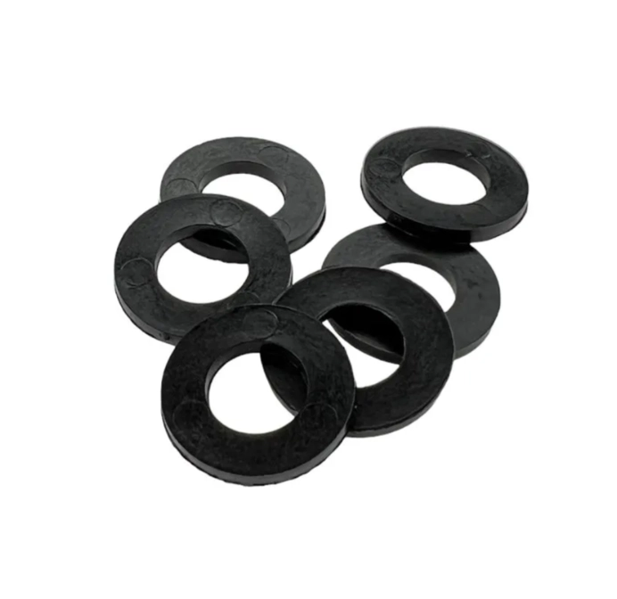 Шайба плоская DIN 125A для резьбы М8, полиамидная (пластиковая), черная, 30 шт Шайба плоская DIN 125A для резьбы М8, полиамидная (пластиковая), черная, 30 шт