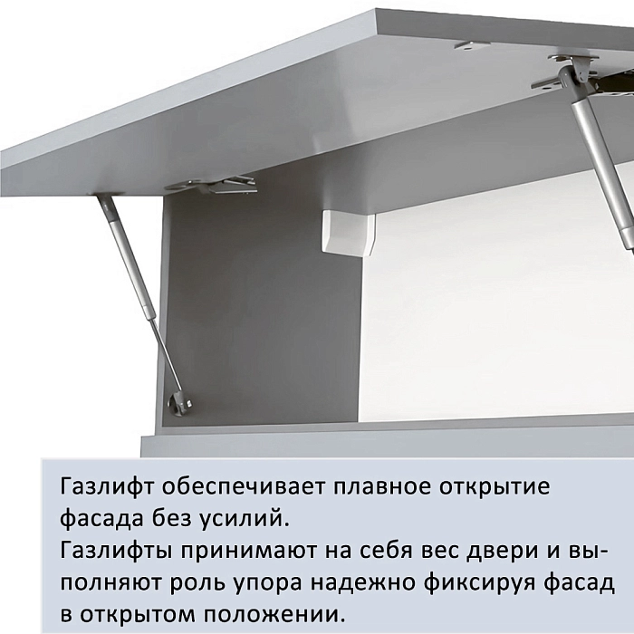 Газлифт мебельный 245мм 100N
