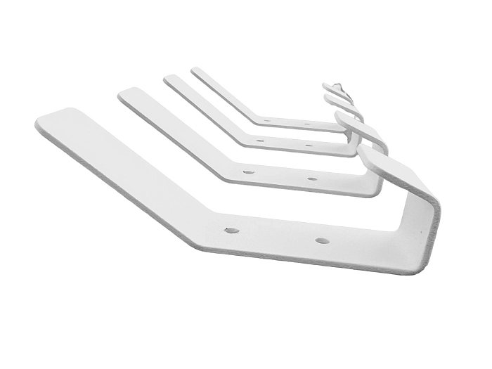 Вешалка крючок настенная Ormea 4 шт., белая