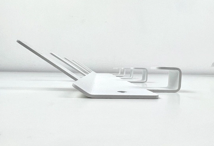 Вешалка настенная с крючками Ormea 5, белая