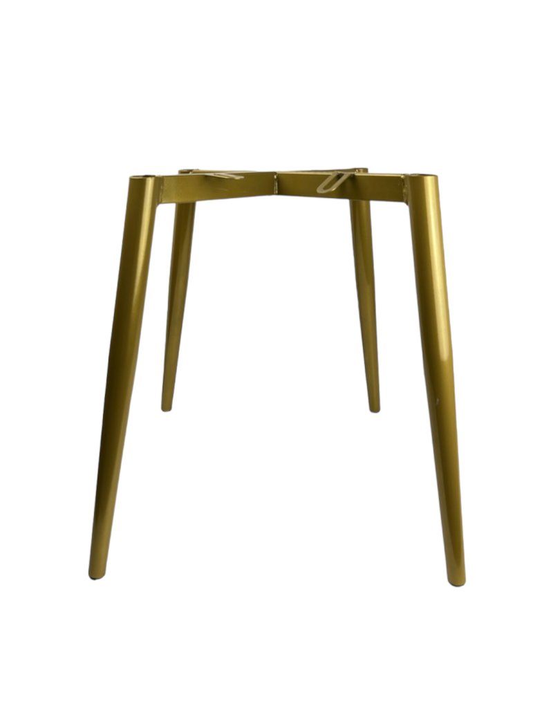 Каркас для стула цельный металлический d 32 мм, h 45 см, золотой